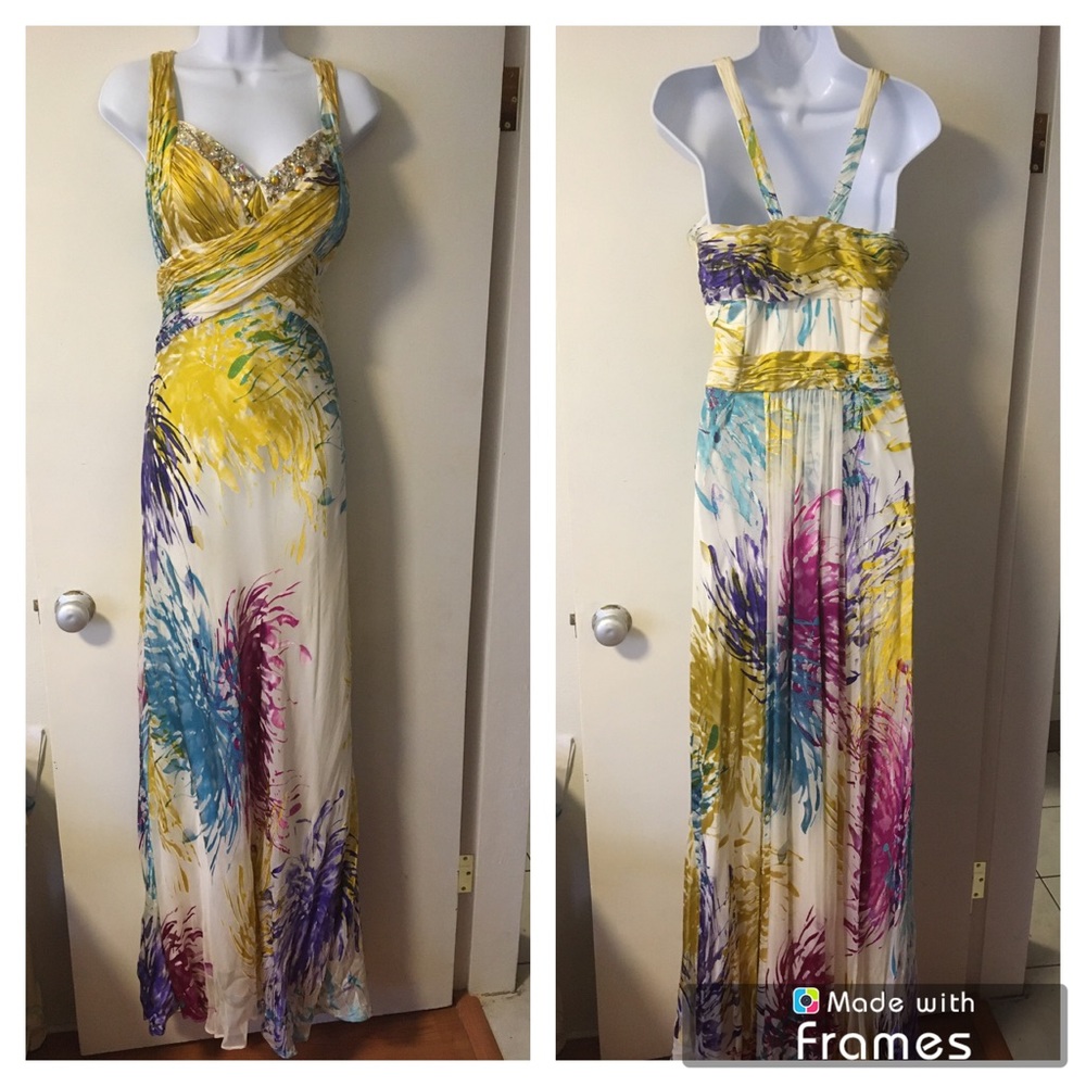 NINA AUSTIN Formal Silk Gown